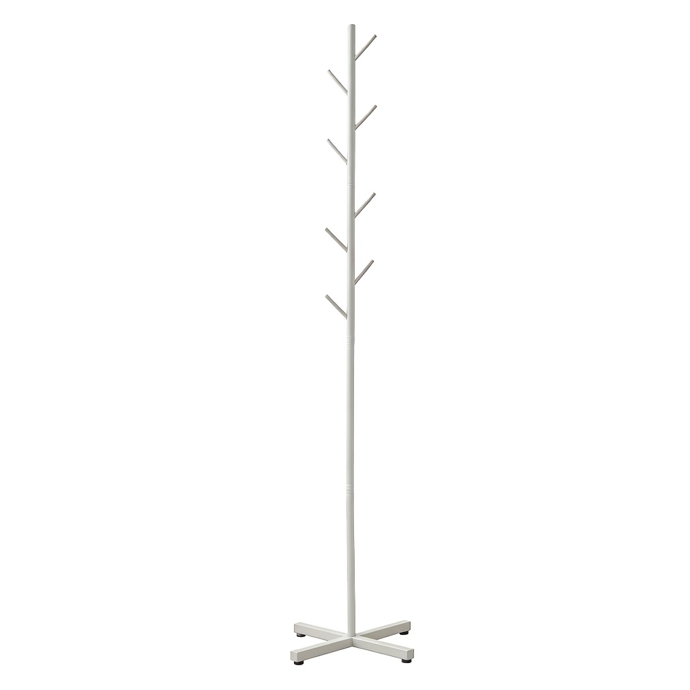 1pc 8--to-install Freestanding Suit Hanger, Clothing Rack, Upright Coat And Hat Stand, Suitable For Bedroom Home Use, Ideal For Living Room, Bedroom, Hallway, Etc. Indoor Spaces