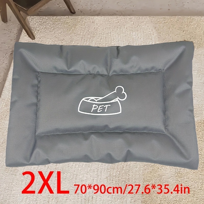 TEMU 1pc Washable Cute Pattern Cat And Dog Sleeping Mat - Oxford Cloth Four-season Dog Mat, Breathable Pet Sleeping Bed Mat, Suitable For Medium And