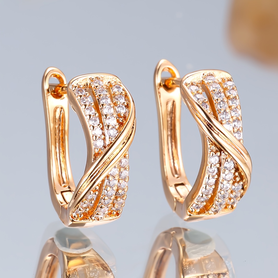 Women's Personalized Three-Stripe Ear Loops, Trendy Holiday Gift