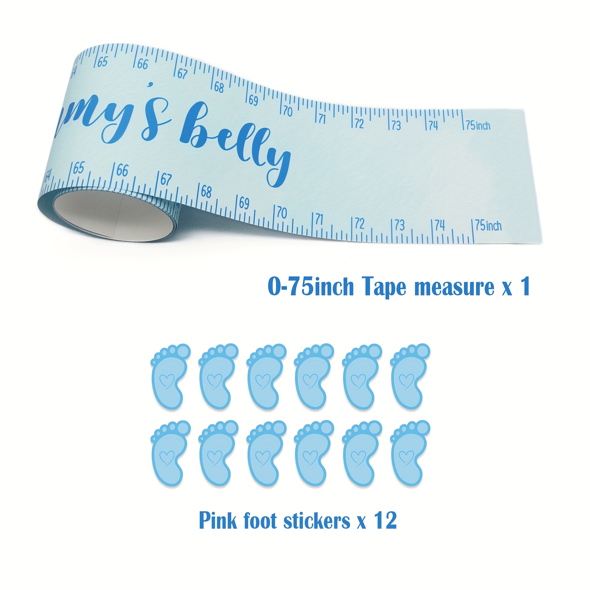'how Big Is Belly?' Game - Perfect For Showers & Gender Reveals, Includes 12 Guessing Cards & Measuring Tape For , Event & Party Supplies & For ,newyear,valentine,party Events For Halloween、christmas