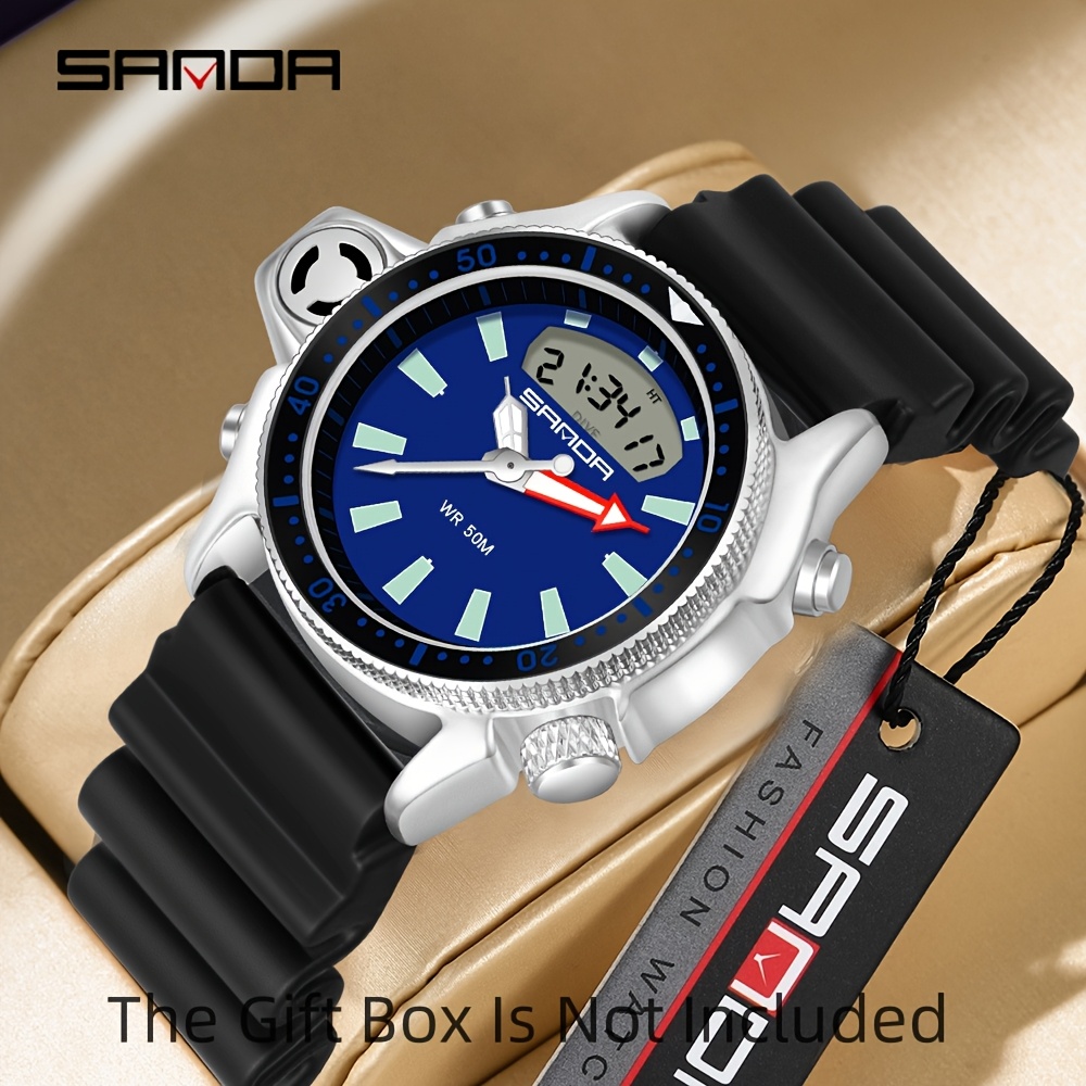 Orologi, Orologio Digitale da Uomo, Cronografo Sportivo