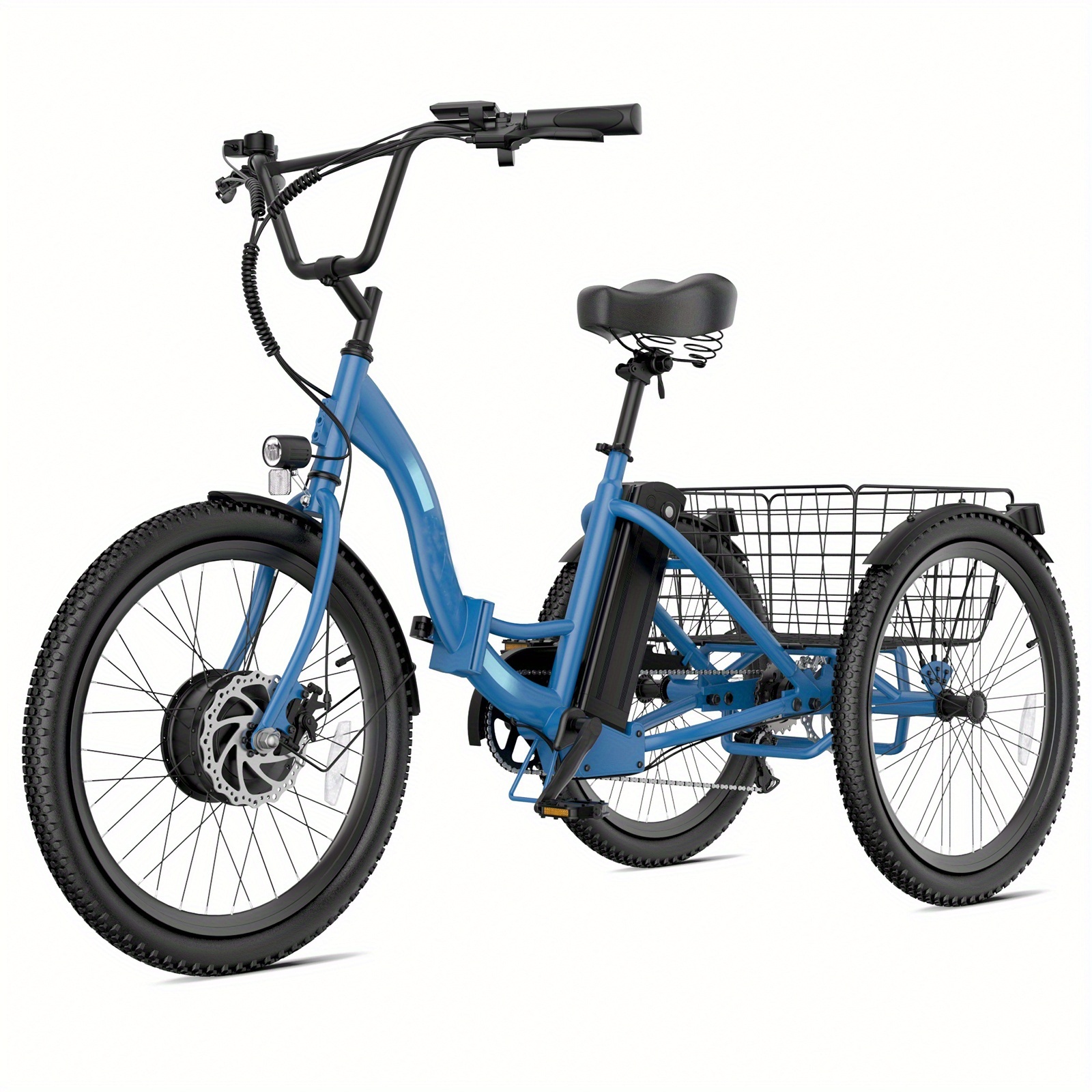 tricycle électrique pour , 7 , vélo électrique à 3 roues de 24 pouces avec batterie amovible de 36 v pour femmes seniors, tricycle électrique pour de type cruiser de 350 w
