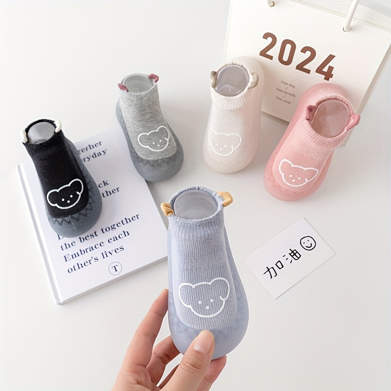 Cute Cartoon Comfortable Slip On Sock Shoes For Baby Boys Girls, Breathable Non Slip Walking Shoes For Indoor Outdoor, Spring And Autumn