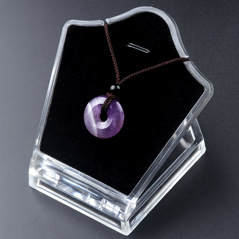 Agate Stone Donut Woven Pendant, Natural Charm