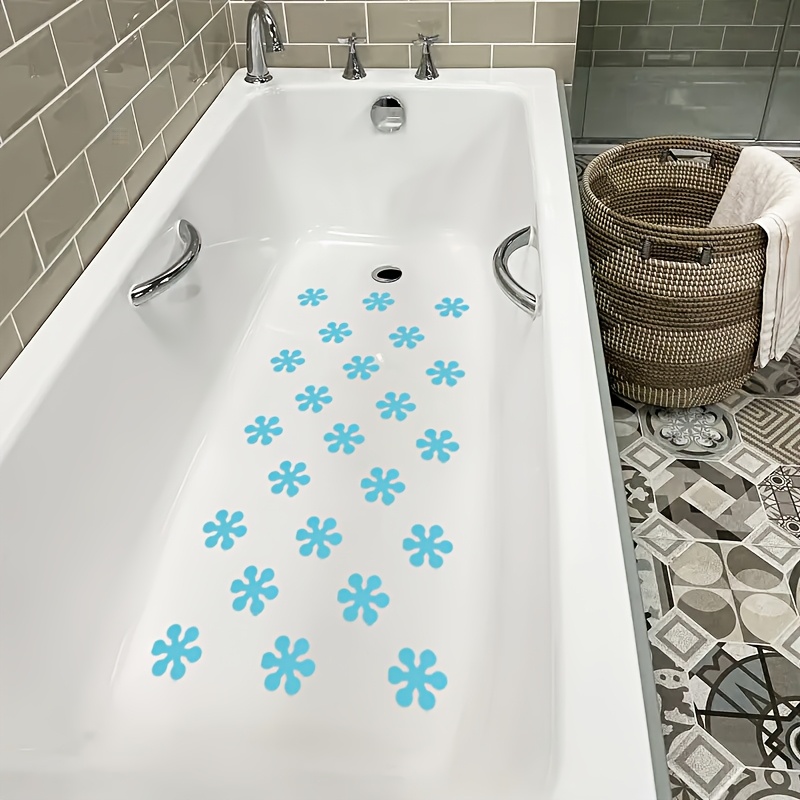 UPKOCH Anti-Rutsch Aufkleber Für Badewanne - 12 Stück Mit Blumen & Schneeflocken