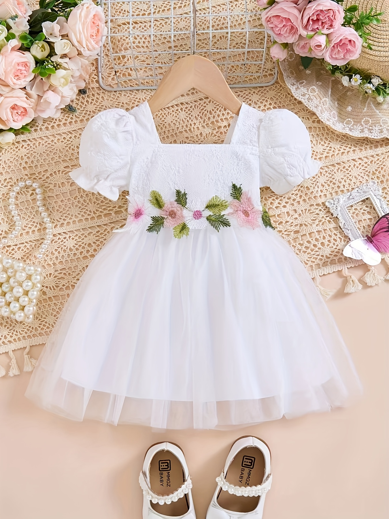 ropa niñas accesorios regalo vestido bautizo bebés Temu El Salvador