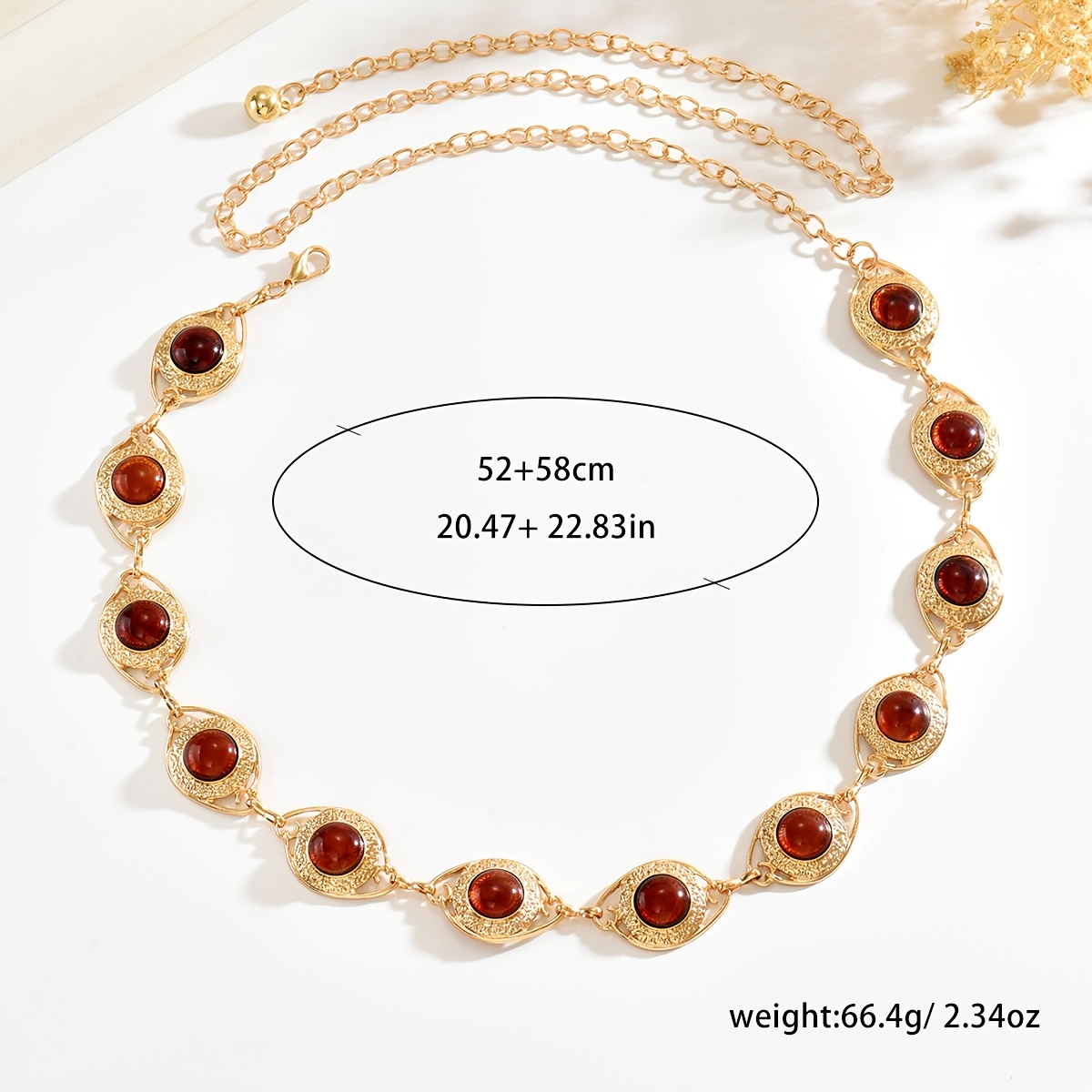 Women's Bohemian Vintage Handmade Round Waist Chain, Unique Gift