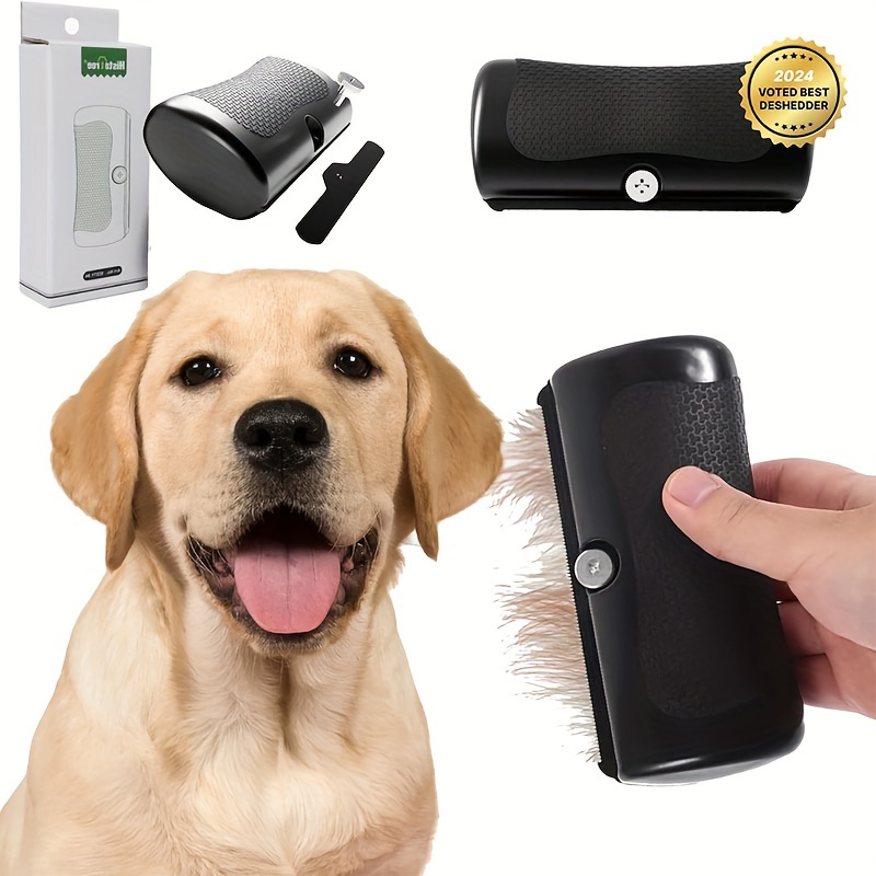 

Mr. Waggy Tails Deshedding Brush - Hair Removal Tool For , Plastic Grooming Comb