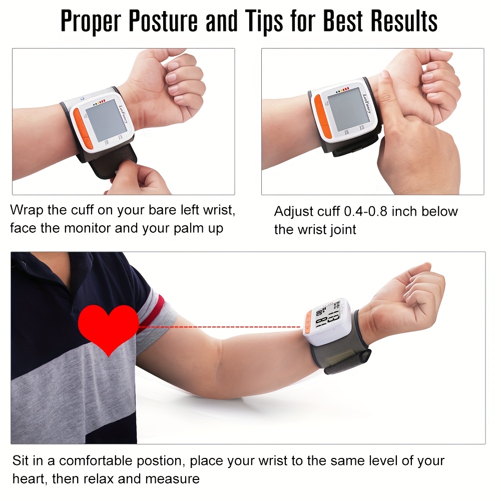   digital wrist   with   detection adjustable cuff 5 3 8 5 machine   battery powered portable design for   travel health accessory   device   durable construction without battery Product details 2