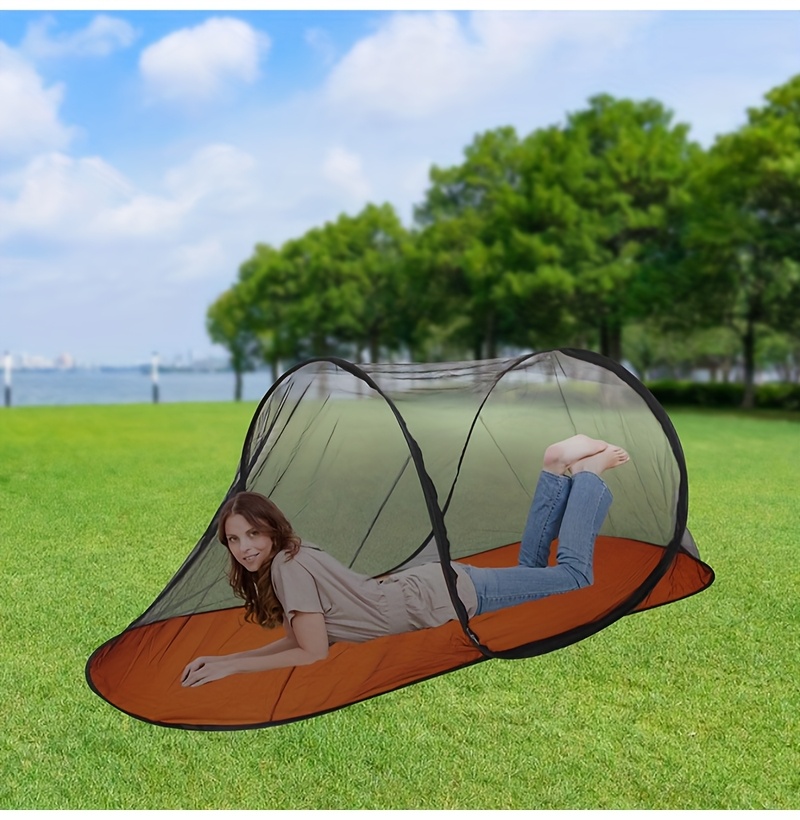 Portable Mosquito Netting for Camping & Outdoor Adventures - Easy Setup, No Installation Required, Breathable Polyester Fabric, Ideal for Travel, Parties, and Backyard Fun