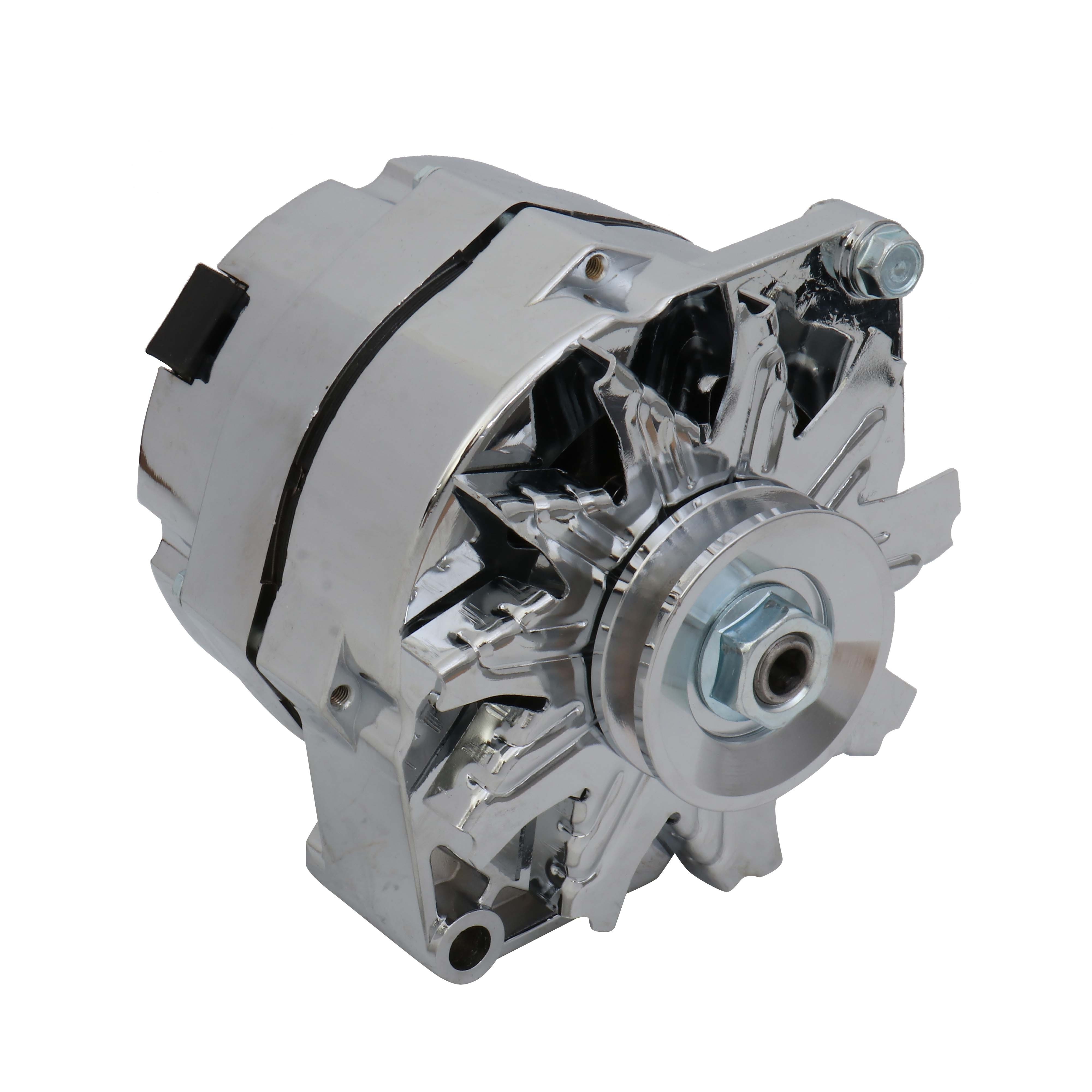 Alternator For 110Amp Chrome 1 Wire Self Exciting Street Rod | 1968 To 1982 GM Vehicles - Image 9