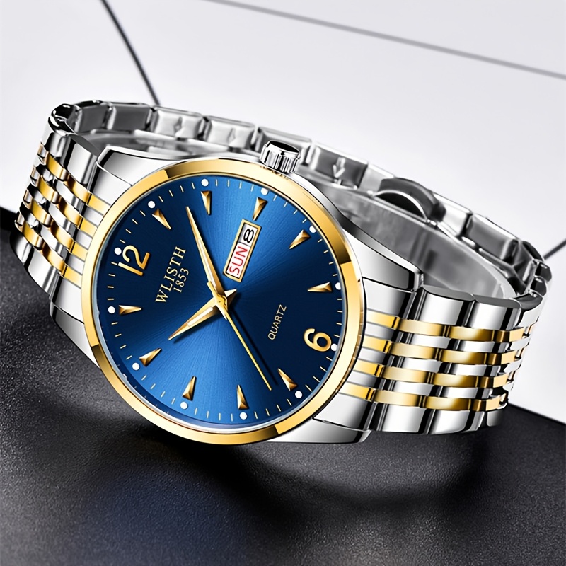 Stylish Minimalist Quartz Watch for Men with Luminous Features
