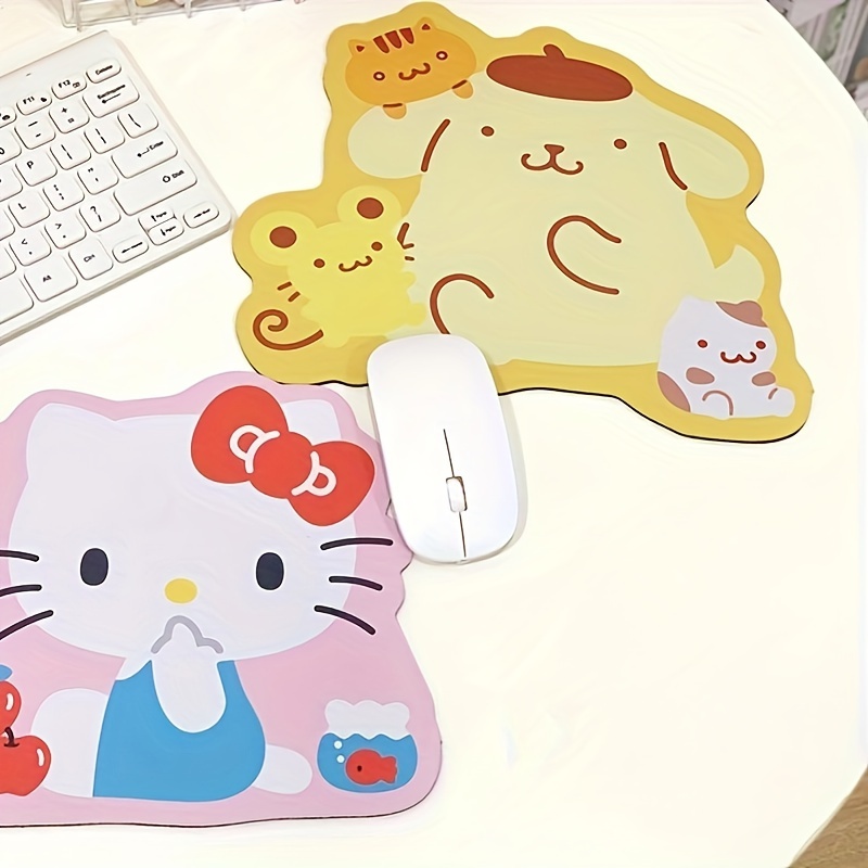 Sanrio Hello Kitty Cartoon Print Mouse Pad, Pequeno Laptop Desk