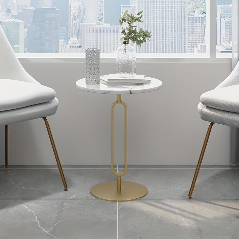 TEMU Marble Side Table; Corner Table; Bedside Table; Room Side Table; Small Round Table; Small Coffee Table;