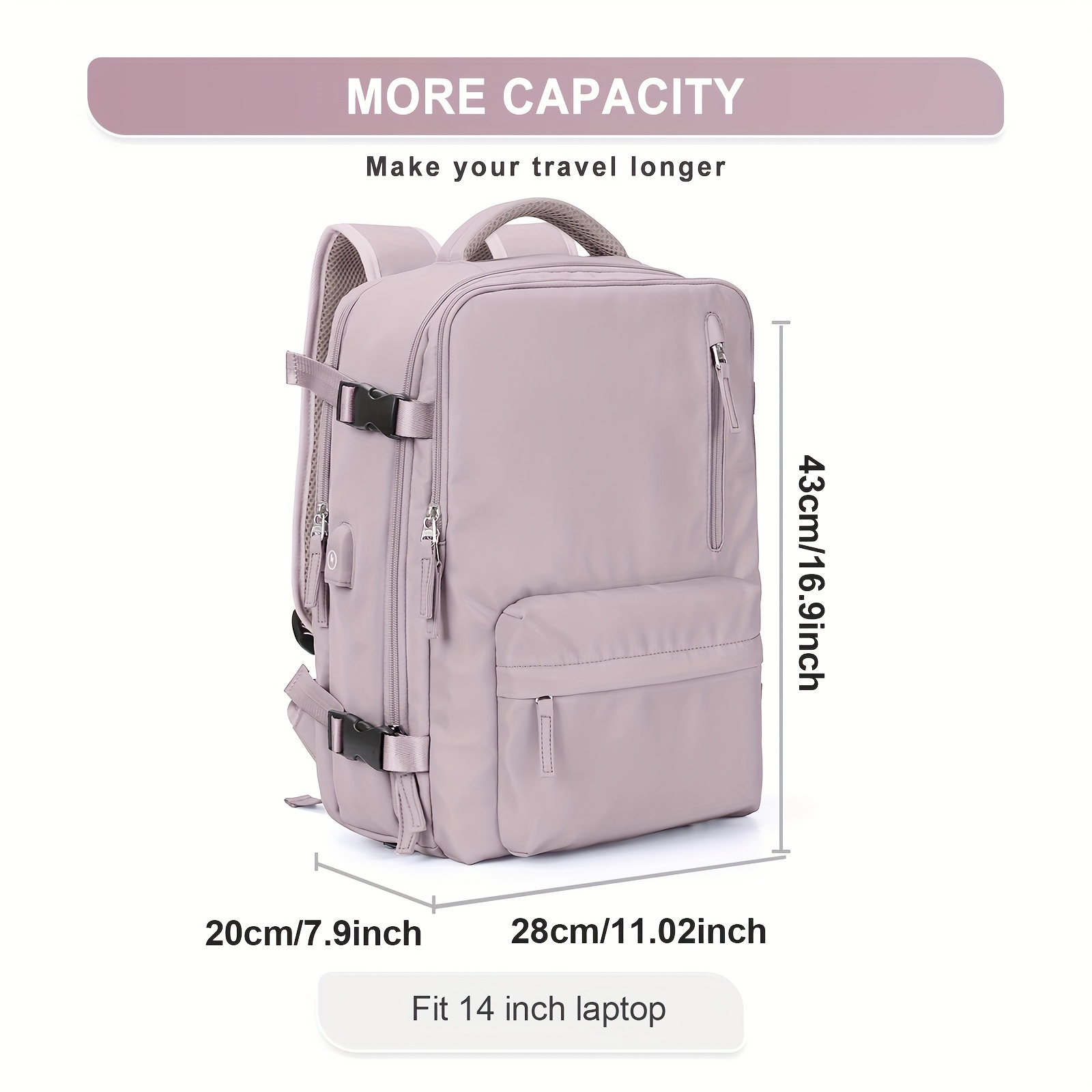Travel Backpack Women, Carry On Backpack,hiking Backpack Waterproof Outdoor  Sports Rucksack Casual Daypack School Bag