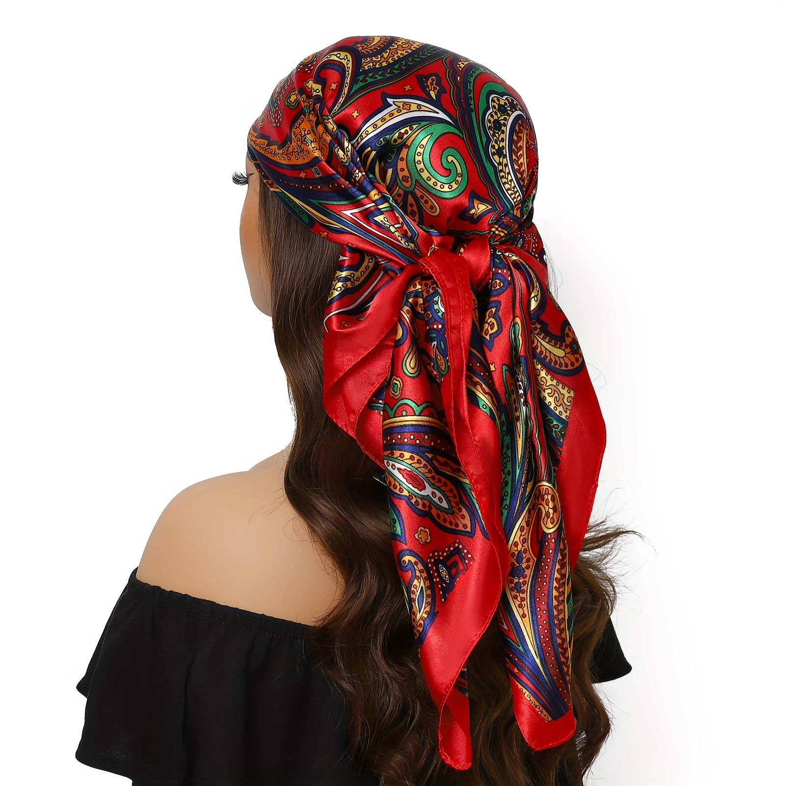 

1 Piece Of 35.4 Inches New , Popular Air-conditioned Room Shawls, Fashionable Thin Head Scarf, Outdoor Scarf, The Warm Headcloth, Women' * 90cm Headscarf, Sun Protection ,