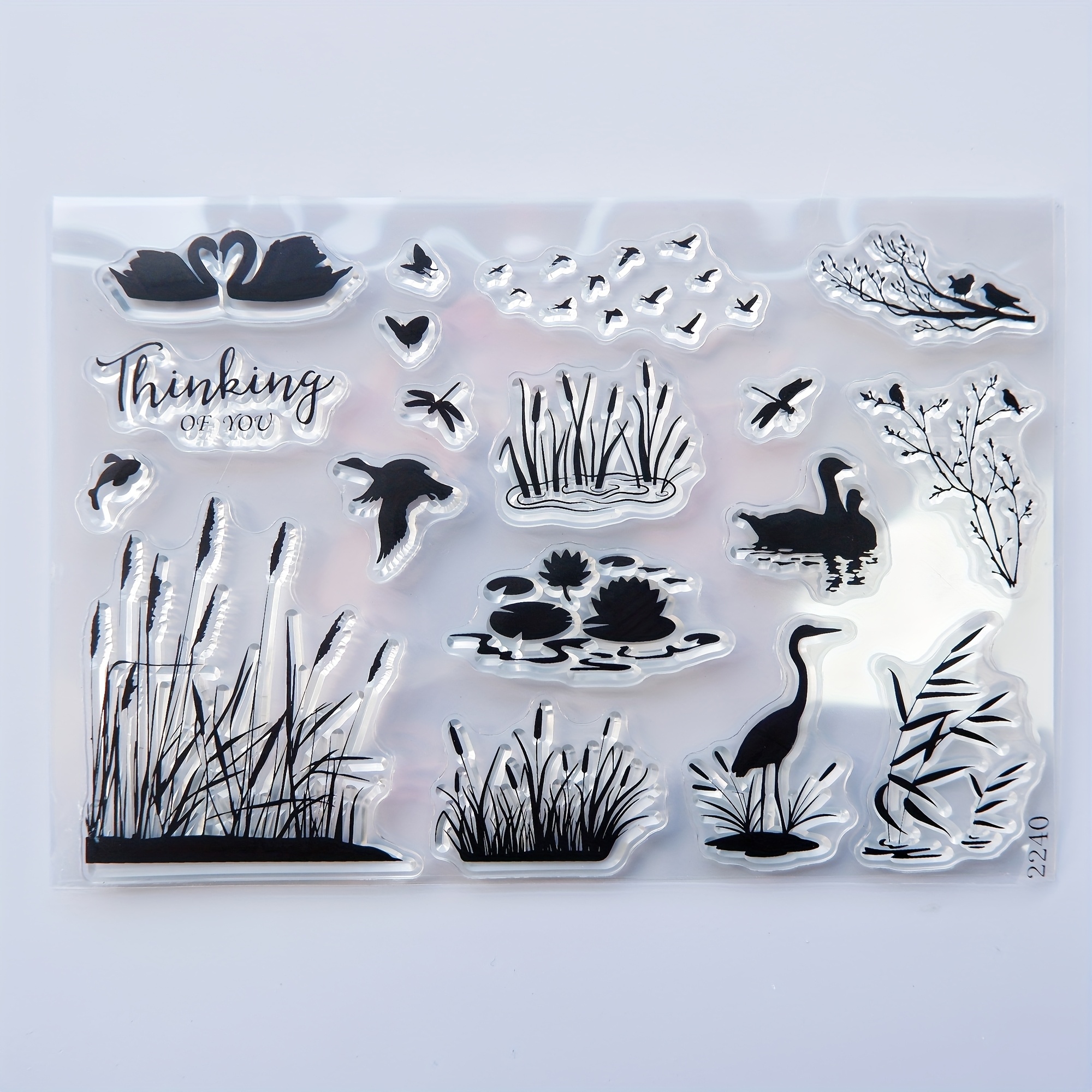 Rubber Stamps Featuring And Scenery, Perfect For Decorating Scrapbooks And Journals