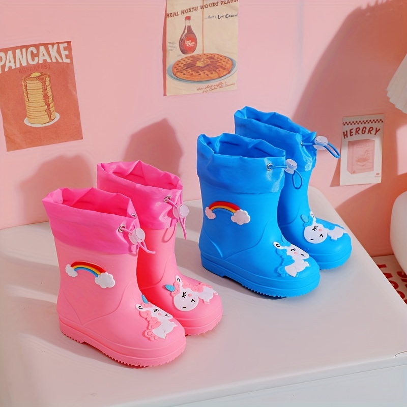 Botas De Lluvia Para Niños Con Dibujos Animados En 3d Con Ti | Cuotas Sin Interés