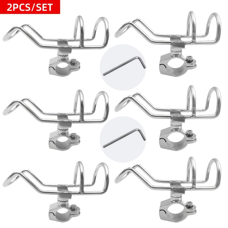 steel fishing rod holders 360 adjustable 25mm - Temu