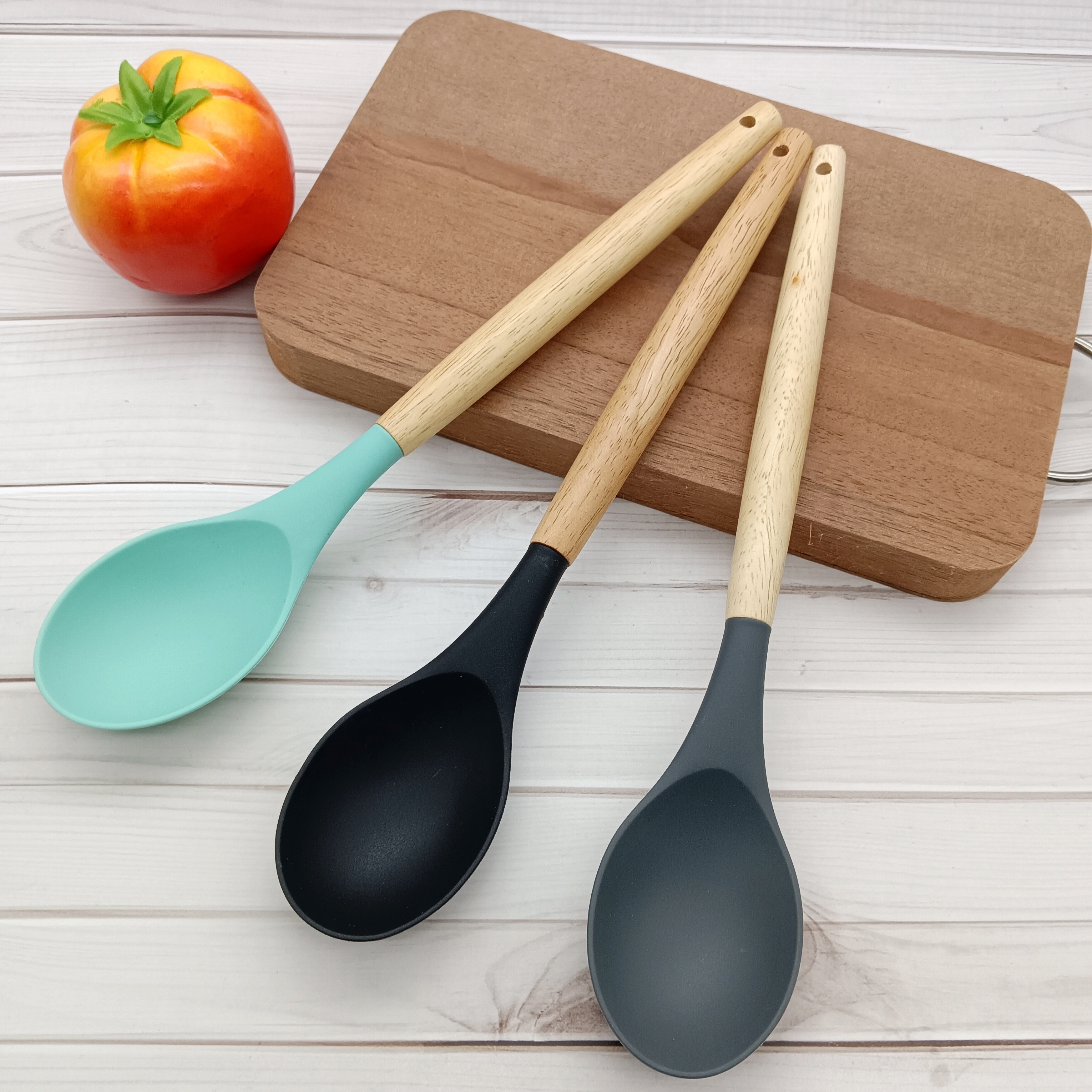 

Spoon Wooden - For , Salad & Stirring - & To