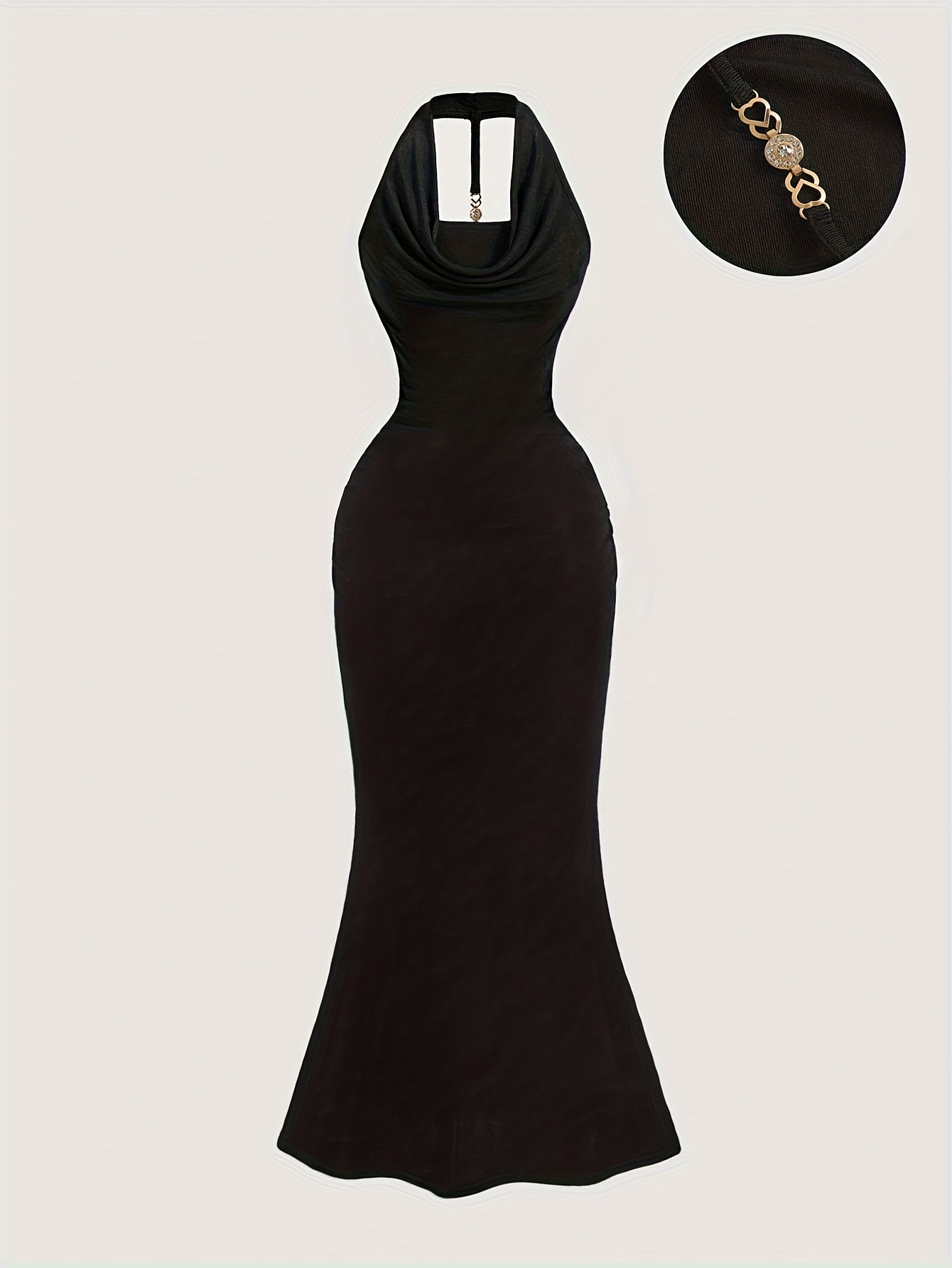 slim fit dress slacks Tahiti Halter Neck Bodycon Maxi Dress – Bella Chix Co
