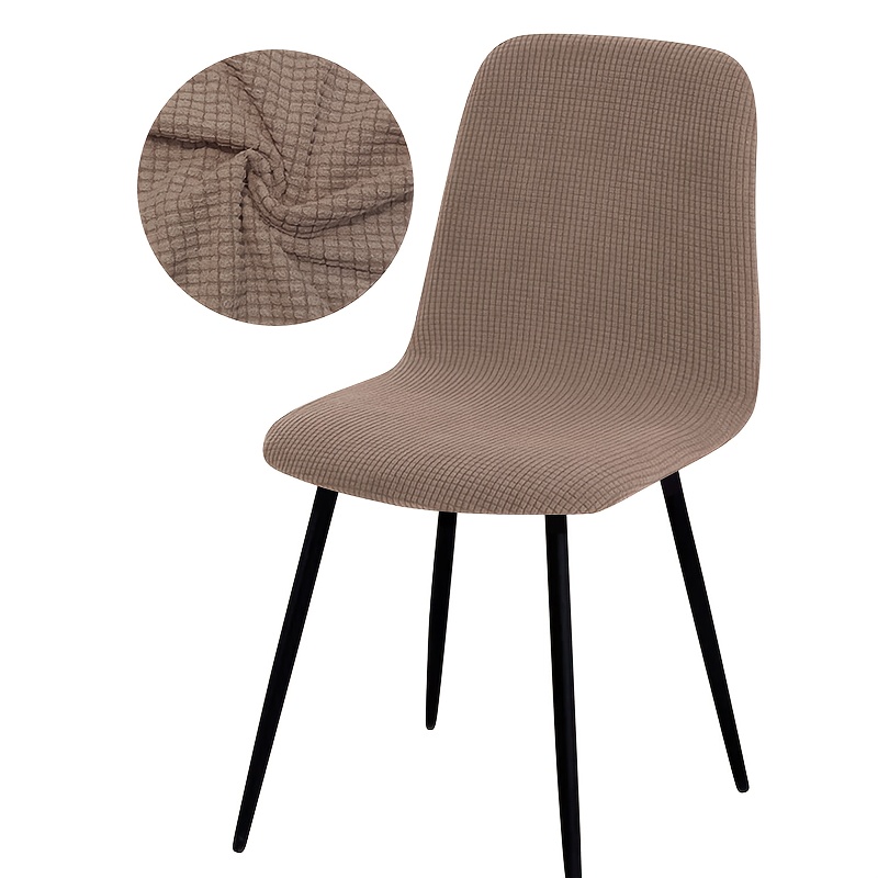 28-color Thickened Solid Color Short Backrest Chair Cover, Seat Cover, Chair Cover, Home Armchair Polyester Chair Cover