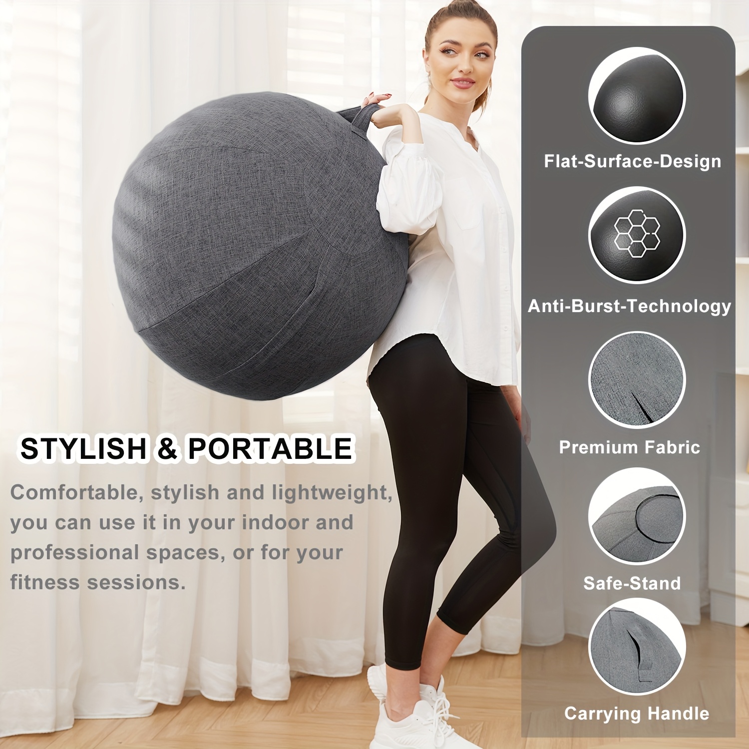 Balance Ball Yoga Ball Chair Frame Exercise Ball Chair Exercise