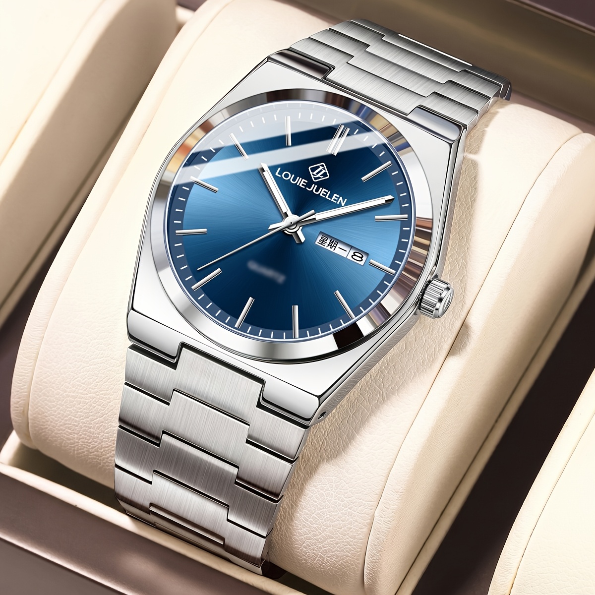 New Stylish And Elegant Men' Mechanical Watch With Rotating Tourbillon Movement - Slim Skeleton Design, Stainless Steel Strap, Without Battery