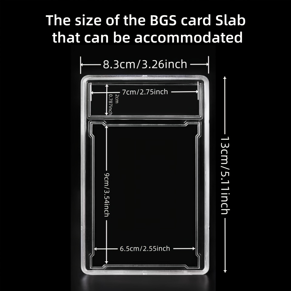 psa graded card dimensions thickened psa cgc bgs graded card slab display stand top