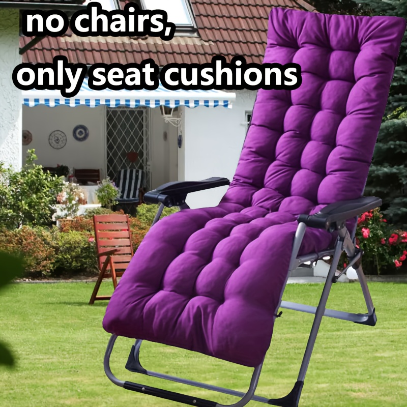 outdoor lounge chair cushion thick padded zero gravity Temu Canada