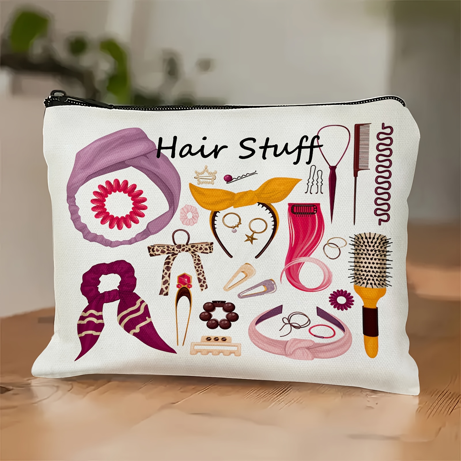 Cosmetic bag with hair accessories Amazon.com: Fasrom Hair Accessories Organizer for Girls  main image 4