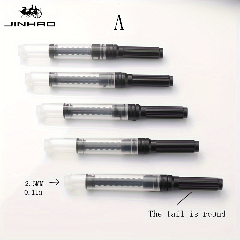 Image of 5pcs Ink For Fountain Pen Rocker Blotter Push/screw Type 2.6mm Ink Absorption School Office Supplies