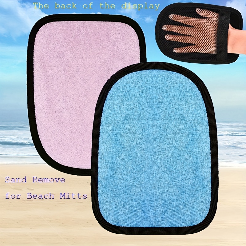 

Sand Wipe Off Mitts, Beach Sand Remover Mitts, Sand Off Mitt Beach, Sand Remove Cleaner Mitts, Free-water Remove Sand Mitts For Beach Play