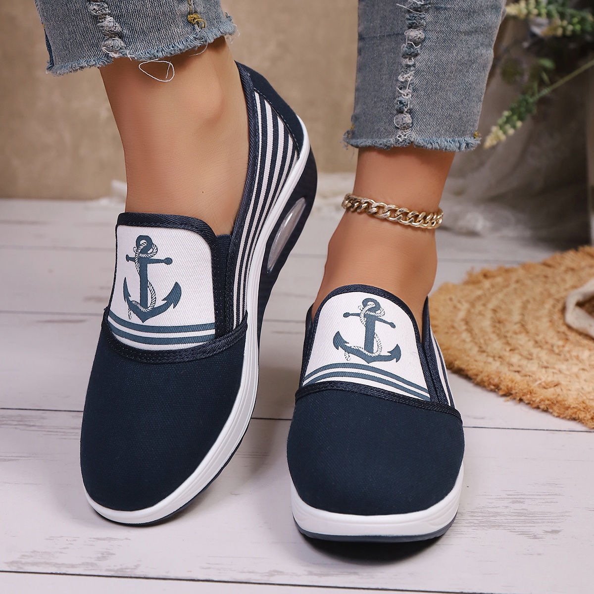 -step Casual Lightweight Canvas Women's Shoes, Women Shoes, Sneakers