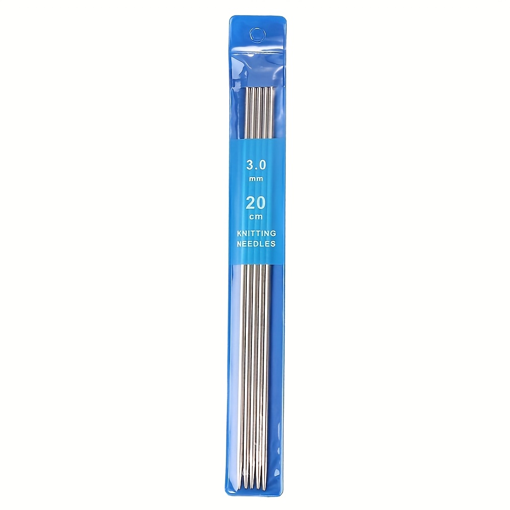 Double Pointed Needle Set Diy Sweater Knitting Tool 20cm Stainless Steel Sweater Needle