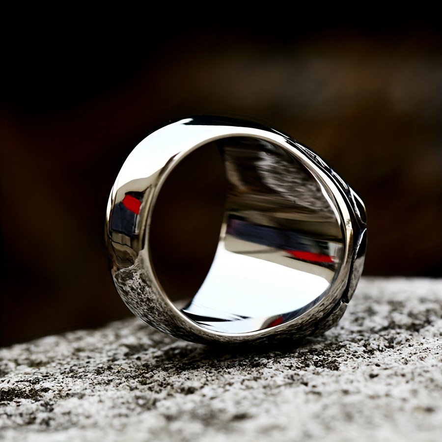 Vintage Masonic Ring for Men Stainless Steel