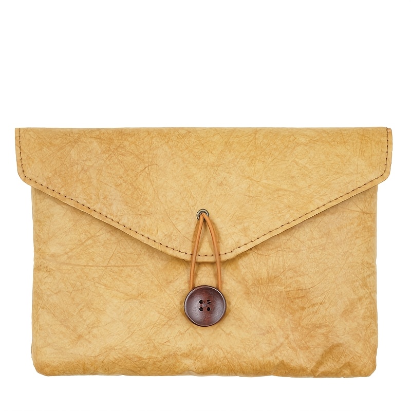 Image of A Lightweight And Thin Storage Bag For Laptop Power Adapters Made Of Fiber Paper, Featuring Compartments For