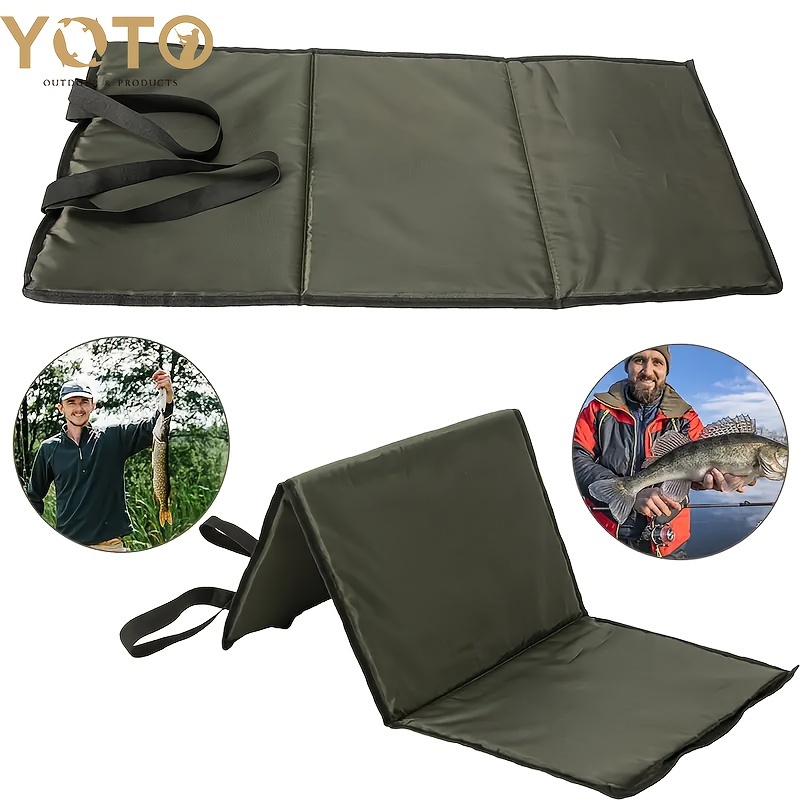 

Tapis de Pêche Pliable YOTO -Grip avec Coussin en Éponge Respirant - Polyvalent, pour Déhanchage en Extérieur