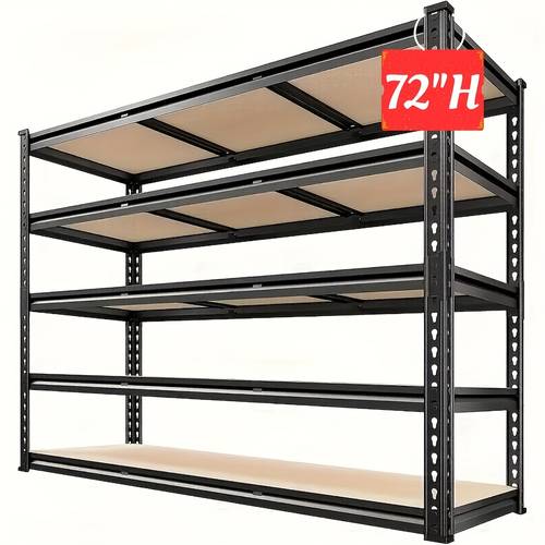 3020lbs heavy duty adjustable 5 tier metal shelving unit 48 wide floor standing storage shelves for garage basement warehouse commercial use easy assembly storage shelves multipurpose shelving sleek stable shelving storage racks