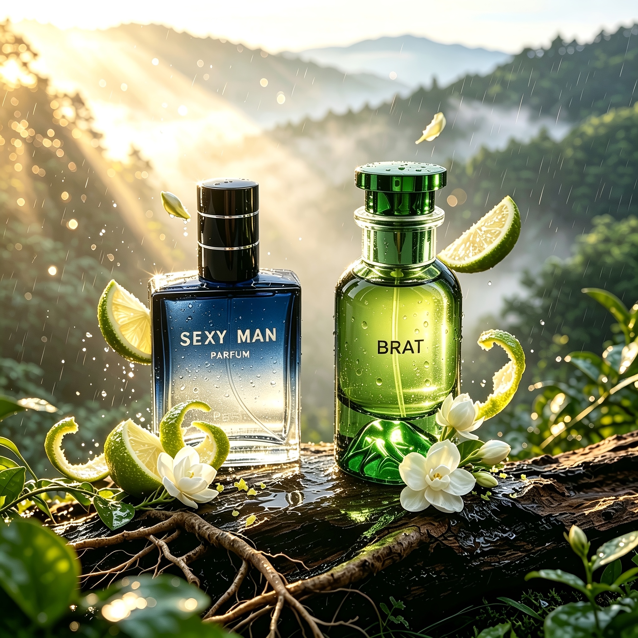Image of 2pcs Edp Gift Set | For Men Long-lasting Citrus Scent, Sophisticated Niche Perfume. Ideal For Business , Dupe, Gift
