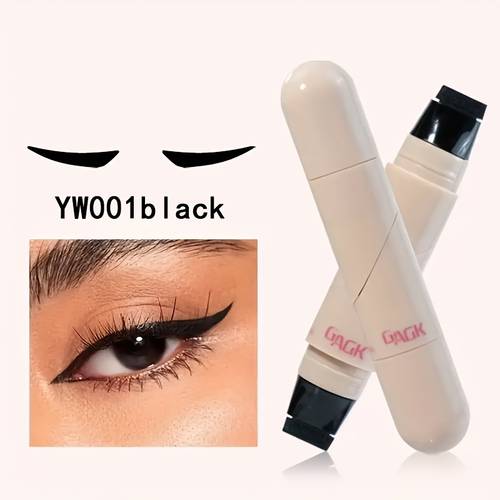 one time molding rotating eyeliner long lasting waterproof sweat proof and smudge proof suitable for beginners quickly achieves eye makeup ideal for daily use in perfect gift