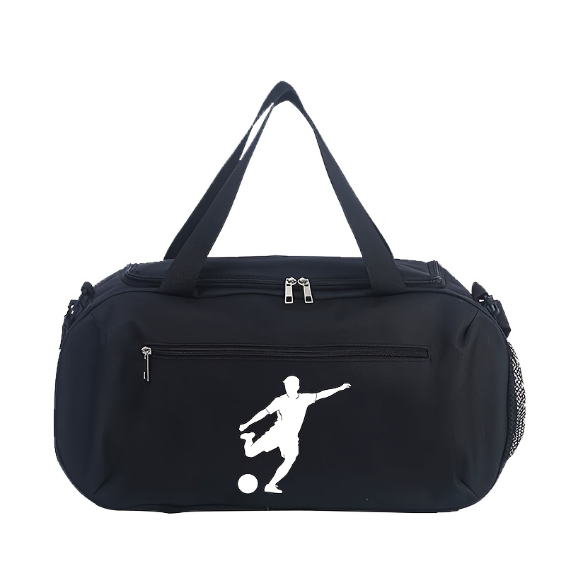 TEMU Cadeau personnalisé pour la Saint-Valentin : Grand sac fourre-tout/sac bandoulière en nylon avec un design athlétique et élégant - Affichant un