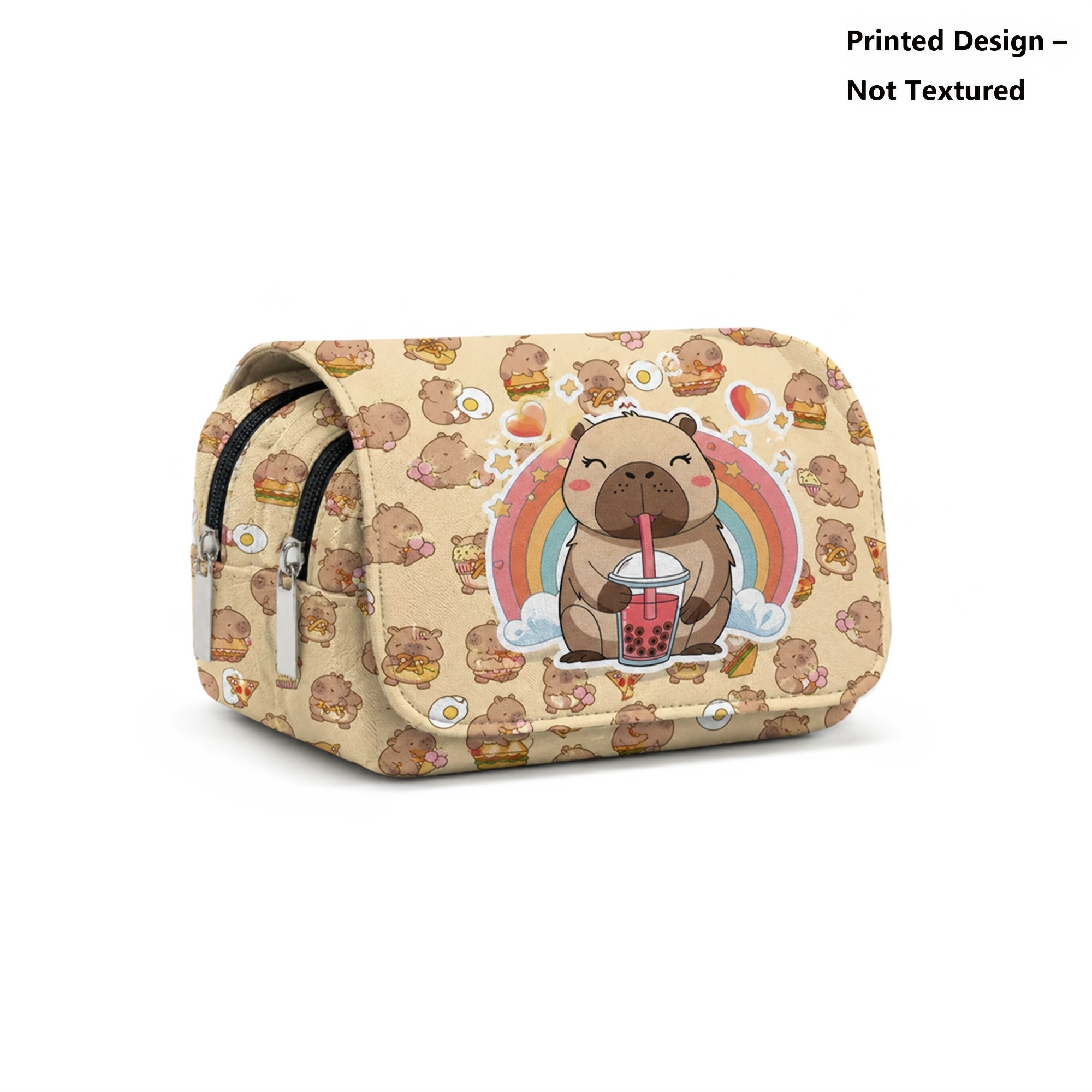 TEMU Printed Design â Not Textured. 1pc Women's Pencil Case, Pencil Organizer, Women's Small Handbag, Cosmetic Organizer, Makeup Bag