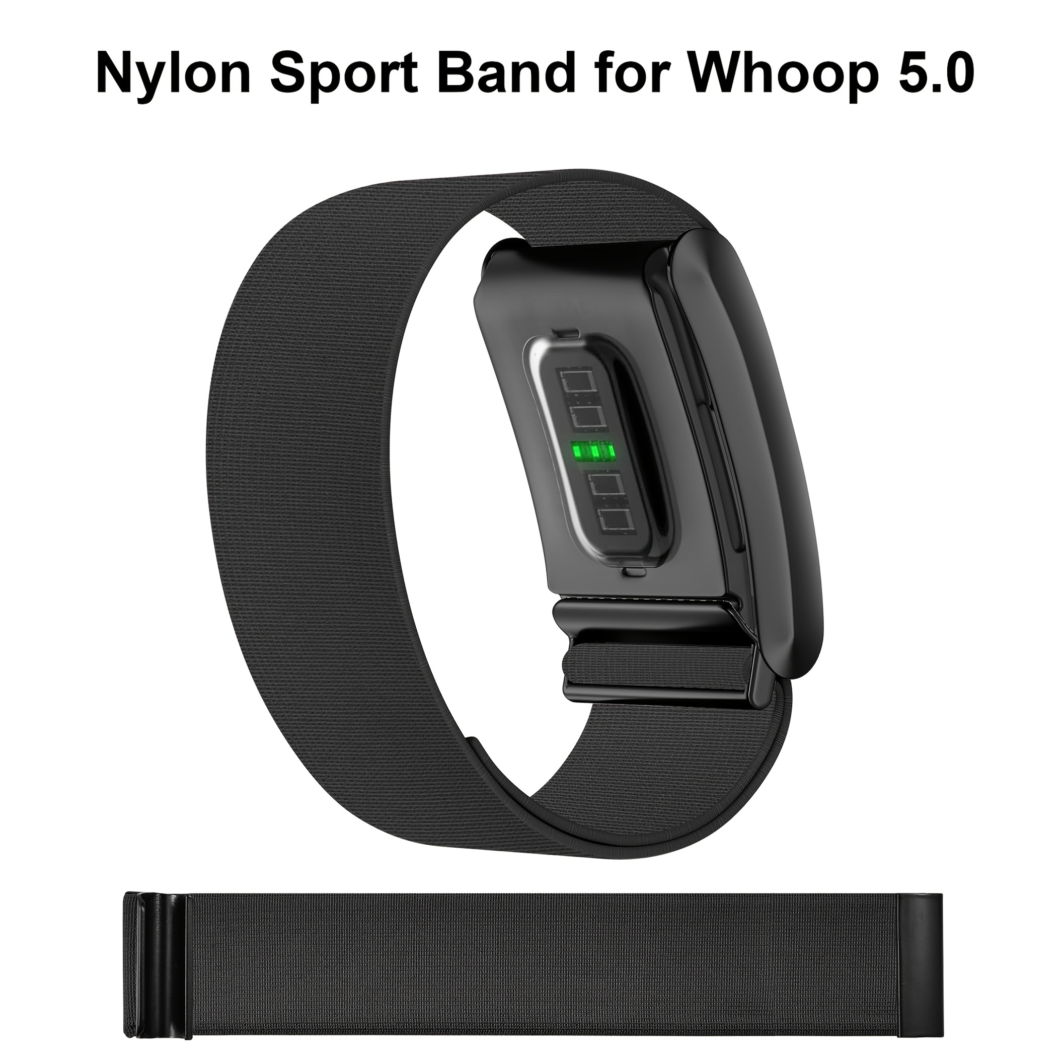 s de sport en nylon adaptés à Whoop 5.0, s de remplacement respirants pour hommes et femmes.