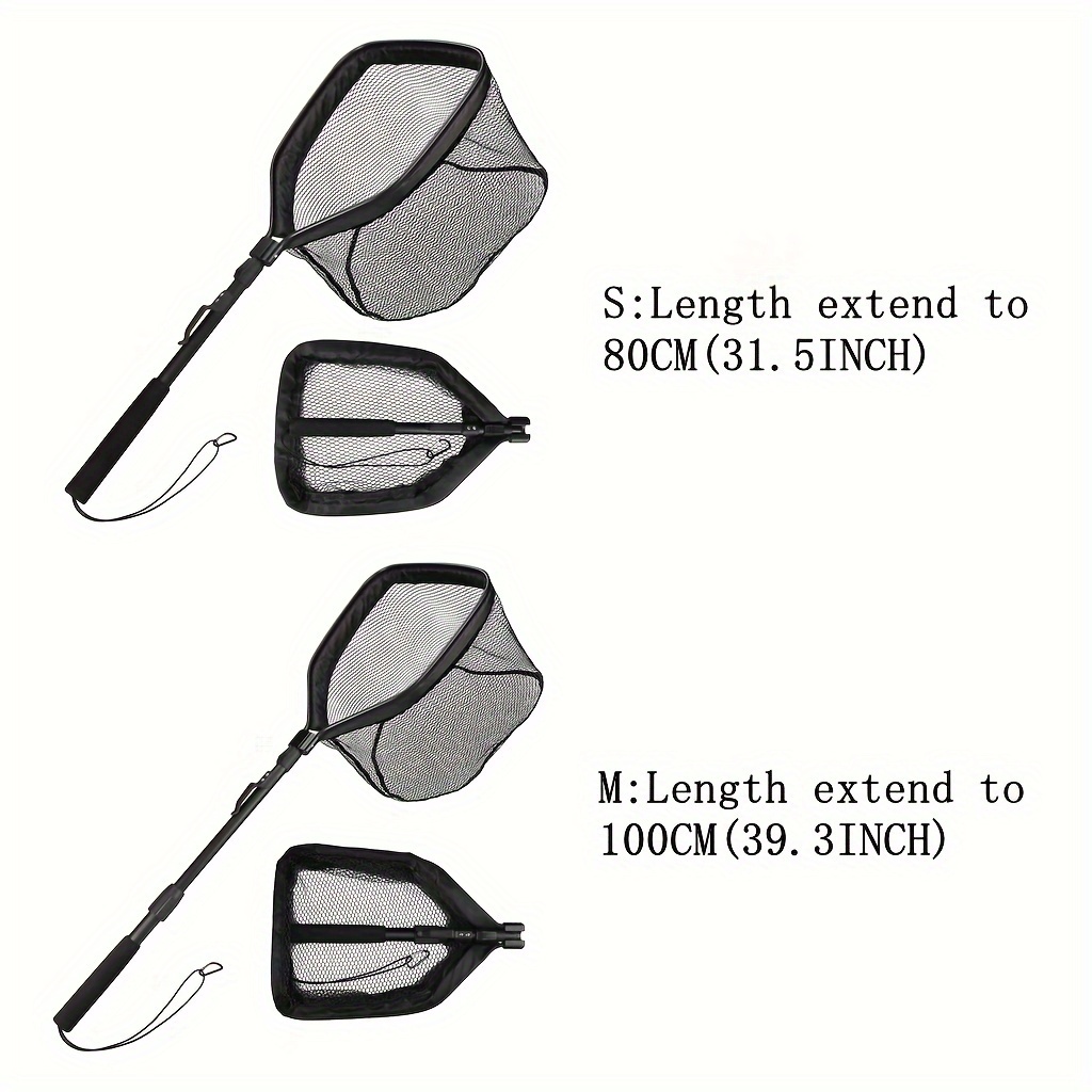 80 80cm folding fishing net RJSQAQE Foldable Net, Landing Fishing Pier Nets,Drop for Pier,Portable Fishing Net Landing Net Kit with Poly Rope,Portable Bridge Fishing Net for Minnows, Crawfish, Shrimp (100 * 80cm) : Sports 40cm*40cm CORMORAN Folding Net Ultra Strong