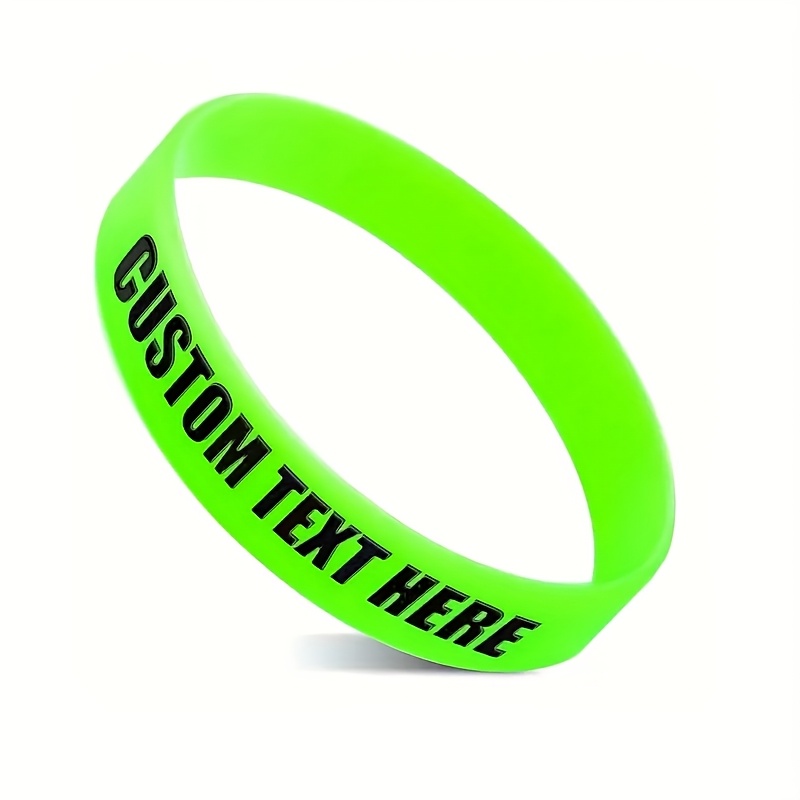 125pcs Durable Silicone Wristbands, Gift for Her
