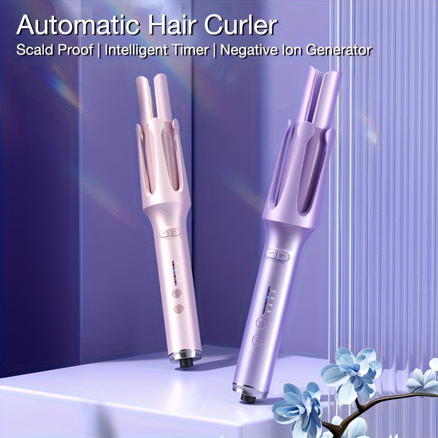 

Automatic Hair Curler 32mm Barrel, 4 Temperature Modes, Negative Ion Generator, Intelligent Timer & Sensor, Auto Shut-off For Safety