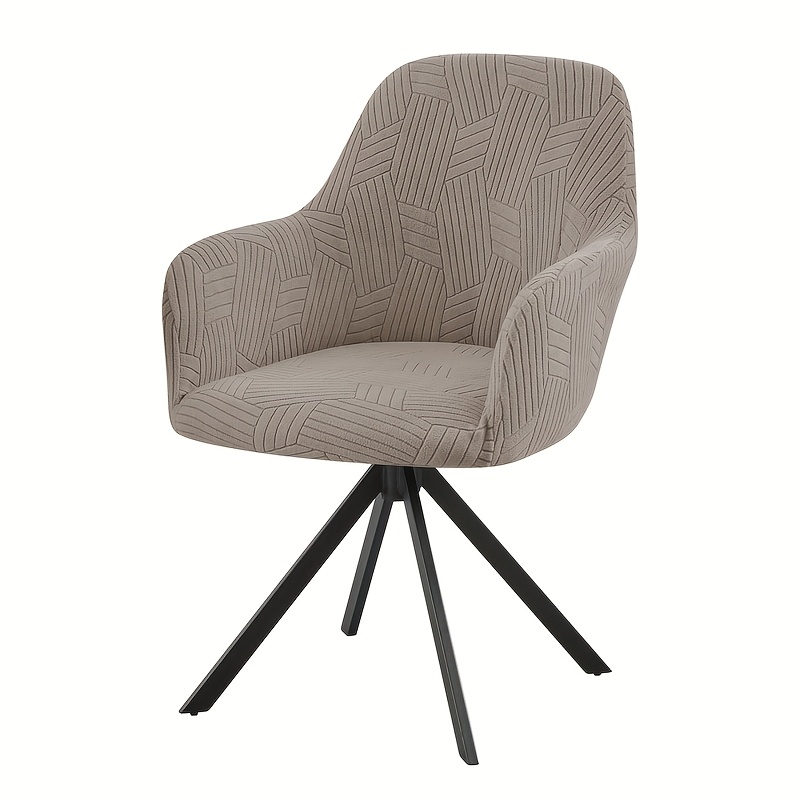 E-shop 1 Stück Moderner Stretch Diagonalstreifen Surf Jacquard Stuhlbezug – Elastische Passform – Dehnbarer Bezug für Zuhause & Hotel –