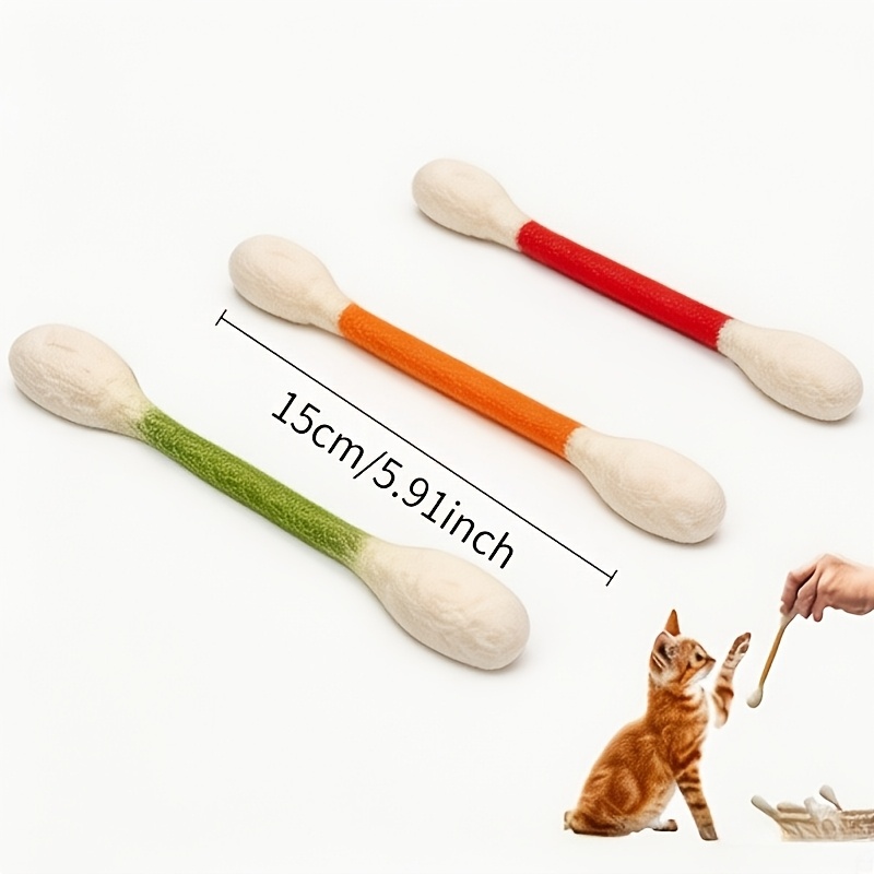 3pcs large cat wands interactive kitten toys durable chew toys for pets suitable for cat training and entertainment without battery Product details 5