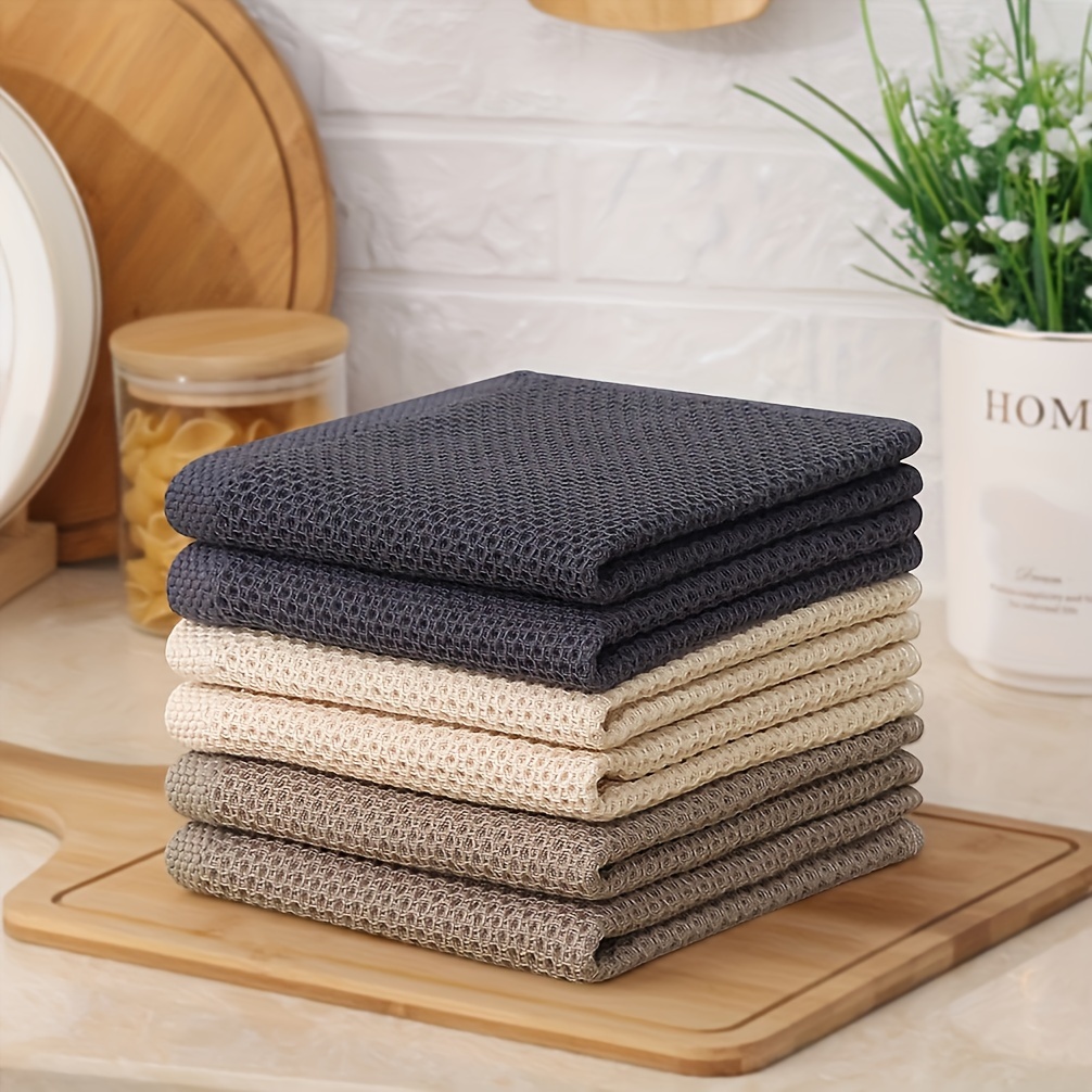 Kitchen Dish Cloths Super Absorbent Microfiber Cleaning - Temu